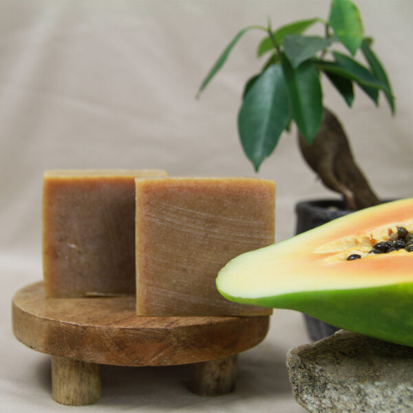 Mydlo papaja 1 Kikaboni - Organiczne Kosmetyki z Afryki