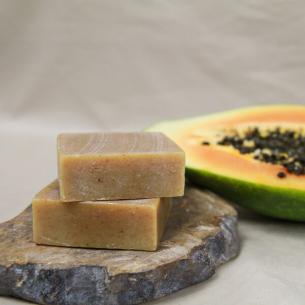 Mydlo papaja 2 Kikaboni - Organiczne Kosmetyki z Afryki